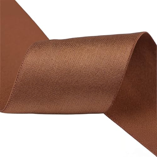 Glanz-Satin Gummiband 2m x 5cm Gummilitze 50mm f. Gürtel Kleider Blusen