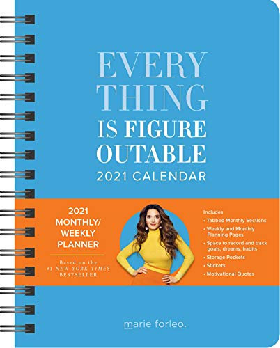 Everything Is Figureoutable 2021 Monthly/Weekly Planner Calendar