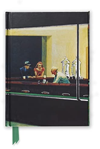 Premium Notizbuch DIN A5: Edward Hopper, Nighthawks: Unser hochwertiges, liniertes Blankbook mit festem, künstlerisch geprägtem Einband und ... DIN A 5 mit Magnetverschluss, Band 34)