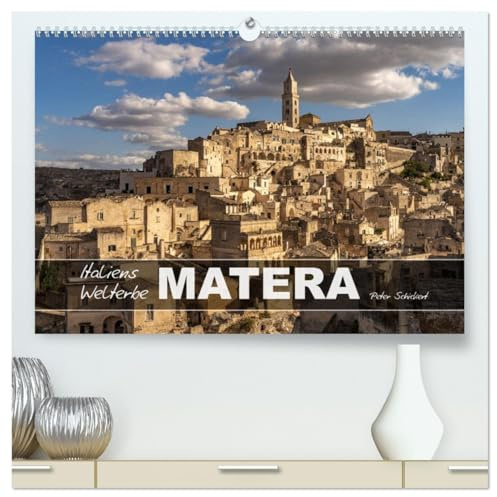 Italiens Welterbe Matera (hochwertiger Premium Wandkalender 2026 DIN A2 quer), Kunstdruck in Hochglanz: 12 Monate mit einer der ältesten Städte der ... Welterbe im Süden Italiens. (CALVENDO Orte)