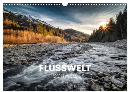 Flusswelt Schweiz (Wandkalender 2026 DIN A3 quer), CALVENDO Monatskalender: Landschaftsfotokalender mit den schönsten und beeindruckendsten Flusslandschaften der Schweiz. (CALVENDO Natur)