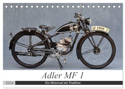 Adler MF 1 (Tischkalender 2026 DIN A5 quer), CALVENDO Monatskalender: Selten und schön (CALVENDO Mobilitaet)