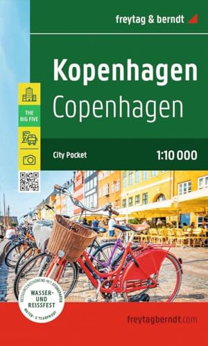 freytag & berndt Innenstadtplan Kopenhagen 1:10.000: City Pocket, wasserfest und reißfest