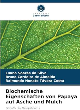 Biochemische Eigenschaften von Papaya auf Asche und Mulch: Qualität des Papayabaums