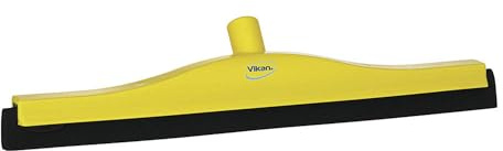 Vikan 77536 Foam Rubber Polypropylene Frame Fixed Head Squeegee, 20, Yellow