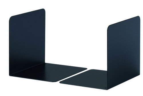 Durable Buchstütze Metall S, Set mit 2 Stück, schwarz, 324301