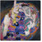 Wandkings Leinwandbilder von Gustav Klimt - Wähle ein Motiv & Größe: Die Jungfrau - 60 x 60 cm