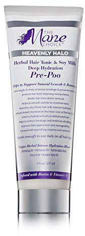 The Mane Choice Heavenly Halo Herbal Hair Tonic & Soy Milk Deep Hydration Pre-Poo 8oz