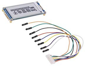 12956 Display: e-paper 2.9 296x128 Window dimensions: 66.89x29.05mm WAVESHARE