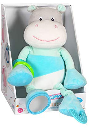 Gipsy Nilpferd, 70863, Weiß/Blau, 25 cm