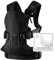 Babybjörn 698001 Babytrage One, Cotton Mix, & Lätzchen weiß, schwarz, 1030 g