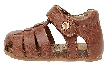 Falcotto ALBY-Sandales semi-fermée en cuir, Marron 23