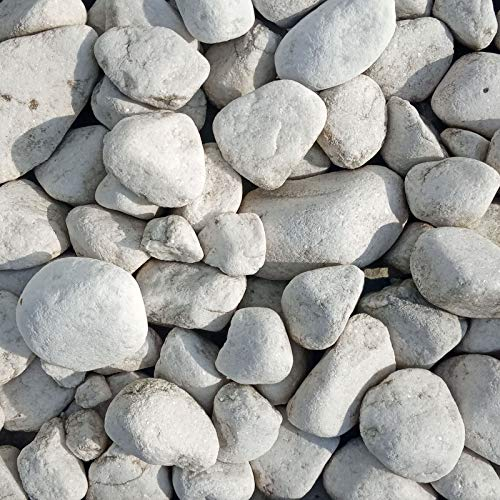 Carrara Marmor weiß, rund 40-60mm Mamorsteine 25kg