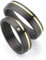 123traumringe Eheringe in Carbon, Titan & Gold I Partnerringe mit Brillant & Etui I Gravierbare Eheringe mit Ringgröße 50-70 mm I Edle Verlobungsringe in 5 mm Breite & 1,9 mm Stärke I P4