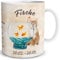 TRIOSK Tasse Katze lustig mit Spruch Sternzeichen Fische Katzenmotiv Horoskop Geschenk für Katzenliebhaber Geburtstag Frauen Freundin
