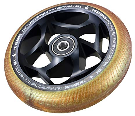 Blunt TRI Stunt-Scooter Wheel 120 x 30mm (schwarz/PU Gold)