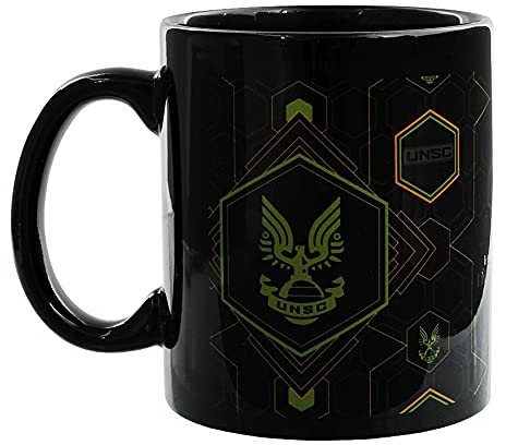 HALO Infinite Tasse (Master Chief Tech Design) 325ml Keramik-Kaffeebecher, Kaffeetasse - Offizielles Lizenzprodukt