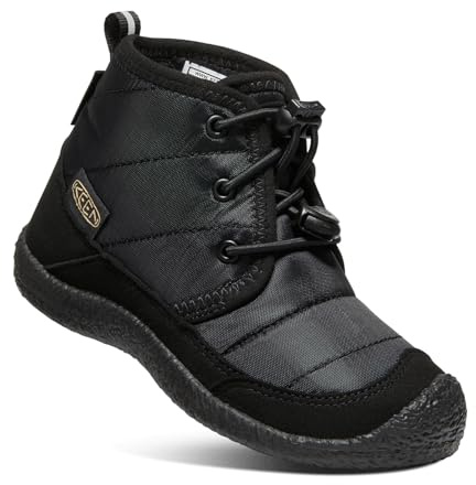 KEEN Unisex Kinder Howser 2 Chukka Waterproof Chukka Boots, Black/Black, 29 EU