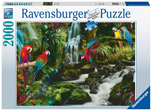 Ravensburger Puzzle 17111 - Bunte Papageien im Dschungel - 2000 Teile Puzzle für Erwachsene und Kinder ab 14 Jahren