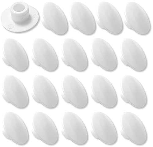 cyclingcolors 20x Abdeckkappen M6 Weiß schraubenkappen Innensechskant Zylinderschrauben Schutzkappen CHC FHC