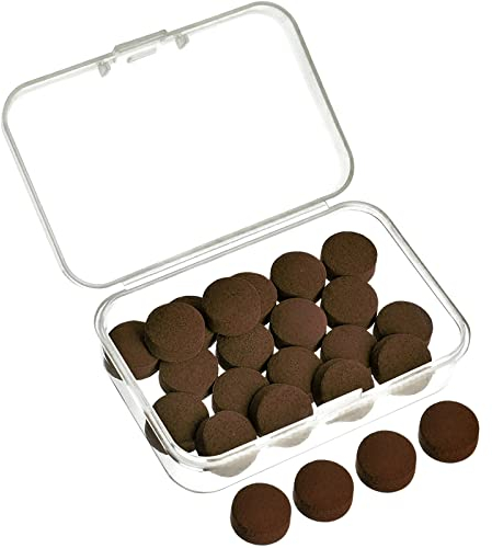 Gejoy 20 Stück Billard Pool Queue-Spitzen 13mm Pool Queue-Spitzen Ersatz Kit Pool Stick Tips Billard Queue-Spitzen mit Aufbewahrungsbox für Pool Queues und Snooker (Schwarz)