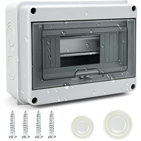 Verteilerkasten Aufputz IP65 Waterproof Sicherungskasten Aufputz Hermetischer Sicherungskasten Kleinverteiler, Staubbeständigkeit Sicherungskasten, Entsprechen Feuchtraum Standard