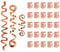 28 Pieces Hair Beads for Braids, Rose Gold Hair Jewelry Rings for Braids, Hair Cuffs Loc Hair Accessories for Women, Hair Beads Clips Spiral Coils Dreadlocks Beads for Braiding