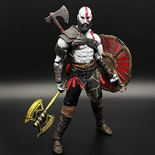 LICHOO God of War III Kratos Anime Actionfigur Charakter Sammelmodell Statue Spielzeug PVC Figuren Desktop Ornamente Festliche Geschenke (B)