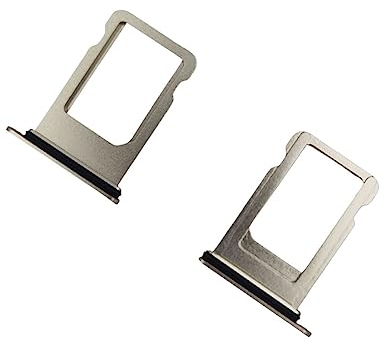 jbTec SIM-Tray kompatibel mit Apple iPhone SE 2020/2022 - Kartenhalter Single Slot Schlitten Rahmen Silber (Polarstern)