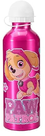 Templar Paw Patrol Skye Pink Aluminum Water Bottle Kids Girls School Travel 520ml BPA Free