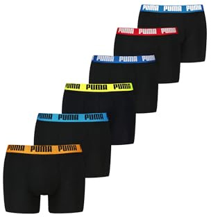 PUMA Basic Everyday Herren Boxershorts Unterhose 6er-Pack