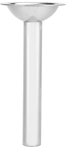 Tube de Remplissage pour Saucisses, Tubes de Viande Hachée Faciles à Remplir en Acier Inoxydable pour Hachoir à Viande Manuel N°10 (diamètre 24 mm)