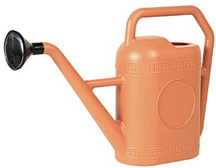 Dualoai Bouilloire D'arrosage, Pot d'eau de Jardinage de 5L avec des Bidons d'eau à Longue Buse pour La Maison en Plein Air, Rouge