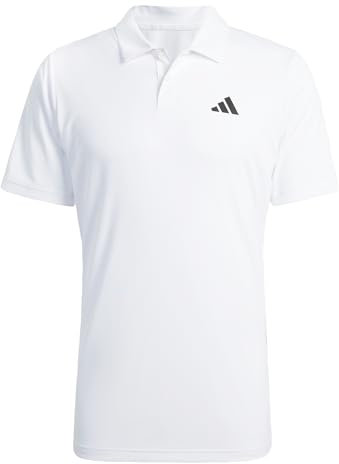 adidas Men's Club Tennis Climacool Polo Shirt, White, XL
