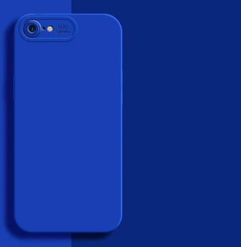 KK KENIK Silicone Case for iPhone SE 2020/2022, iPhone 8/7, Soft-Touch, Shockproof, DustProof, Antiskid Phone Cover for iPhone SE 2nd 3rd Generation (Blue)