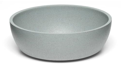 Loving Pets - Dolce Bamboo - Eco-Friendly Pet Bowls & Dishes for Dog, Cats, Puppy Food and Water Bowl -Sustainable and Dishwasher Safe, Made with Real Bamboo (Medium, Slate-Grey)