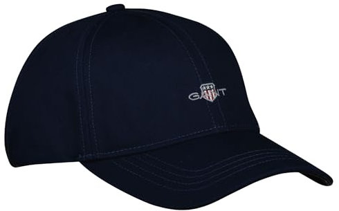 Gant Herren/Unisex Cap - Shield Cotton Twill Cap, Käppi, Logo, Cotton, Uni Marine