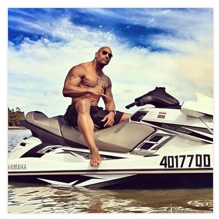 CSESTCGN Poster auf Leinwand, Motiv: Schauspieler Dwayne Johnson, 8 Stück, Schlafzimmerdekoration, Landschaft, Büro, Raumdekoration, Geschenk, 30 x 30 cm