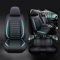 LICOME Auto Sitzbezüge Set für Jeep Compass Sport(MP)/Compass Sport 4×4(MP)/Compass Trailhawk(MP), Leder Autositzbezüge Sitzbezüge, Auto Schonbezüge, Bequem Wasserdichter Atmungsaktiv Sitzschoner