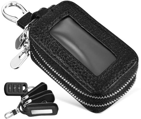 NIYANGLE Sacchetto Chiave Dell'Automobile Portachiavi Portachiavi Custodia Chiave Per Le Chiavi Della Macchina Copertura Chiave Automobilistica Caso Chiave Della Chiusura Lampo Sacchetto