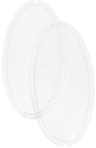 GETAJGHSD 1paire Couvercles De Lampe Transparent Pour Hotte De Cuisine Remplacement De Lenses De Lumière Pour Éclairage De Hottes Traditionnelles