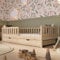 Crazy Pine Kinderbett mit Schublade 90x190cm – Massives Montessori Bodenbett aus Holz mit Rausfallschutz – Sicheres Kleinkindbett – Skandinavisches Design Leichte Montage - Crazy Basic