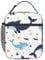 NUYFVG Lonchera reutilizable para hombres, mujeres, niños y niñas, con dibujos animados, delfín, ballena, océano, criaturas, para escuela, oficina, picnic, camping, aislamiento térmico y conservación