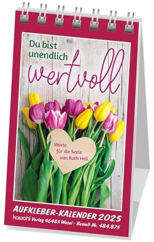 Du bist unendlich wertvoll 2025: Mini-Aufkleber-Kalender