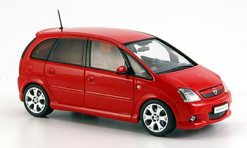 Opel Meriva OPC, rot, 2006, Modellauto, Fertigmodell, Minichamps 1:43