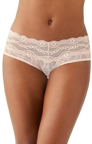 b.tempt'd Women's Lace Kiss Hipster Panty, Rose Smoke, M