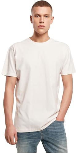 Build Your Brand T- Shirt Round Neck Homme, Rose (Pink Marshmallow), XL