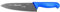 Starrett Cuchillo de chef profesional – BKL301-8 Cuchillo de cocina triangular ancho de 200 mm con hoja de larga duración – Cuchillo de cocina de acero inoxidable con mango azul (DV86206)