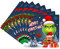 20Pcs Christmas Party Paper Napkins 16.5cm,Merry Christmas Tableware Decor Grinch Pattern Disposable Xmas Tissue Paper Luncheon Napkin Dinner Napkins for Christmas Party Supplies Table Decorations
