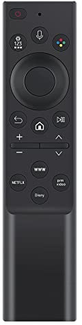 VINABTY Telecomando vocale sostitutivo adatto per Samsung The Frame Art Mode QLED Full HD HDR Smart TV QE32LS03BBU QE32LS03BBUXXU (2022) BN59-01386D Sub BN59-01386B